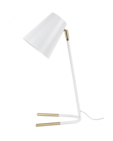 Lampe en métal brossé à poser