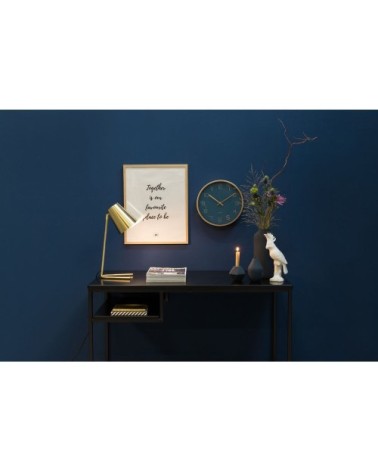 Lampe en métal brossé à poser