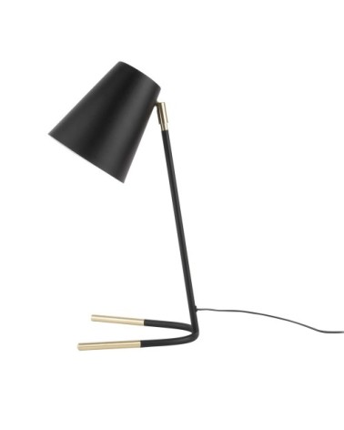 Lampe en métal à poser noir
