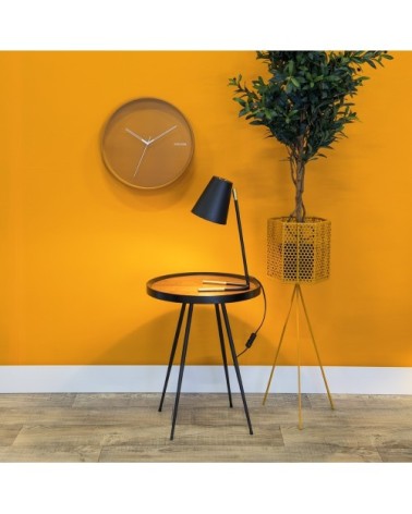 Lampe en métal à poser noir