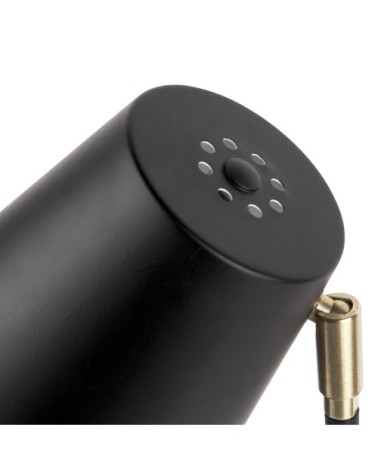 Lampe en métal à poser noir