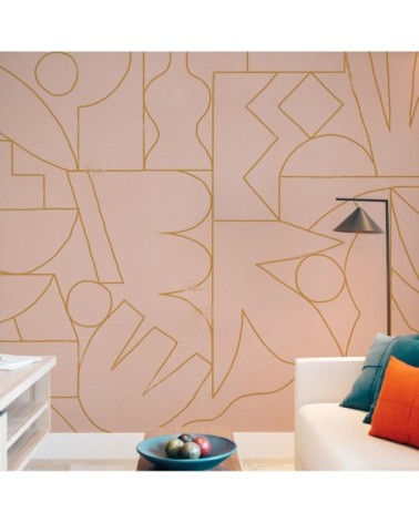 Papier peint panoramique fragments 170 x 250  beige