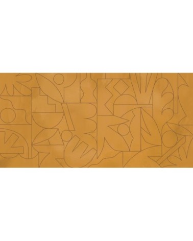 Papier peint panoramique fragments 340 x 250  jaune