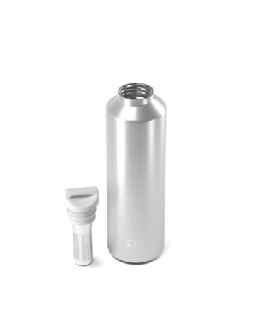 Bouteille isotherme metallic silver 0,5L
