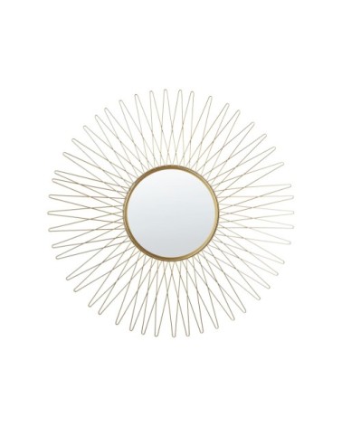Miroir en métal doré 4x70