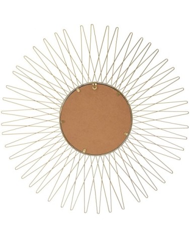 Miroir en métal doré 4x70