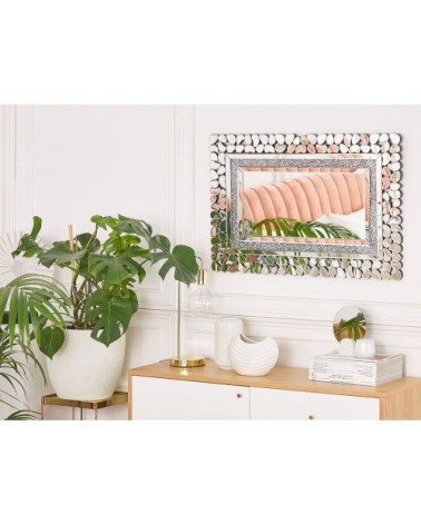 Miroir en verre argenté 90x60