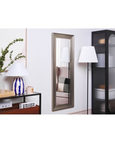 Miroir en matériaux synthétiques argenté 130x50