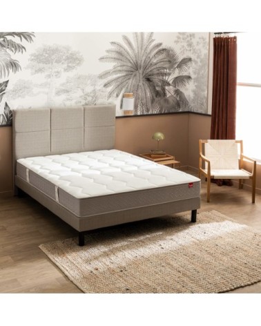 Matelas ressorts ensachés et mémoire de forme 120x190
