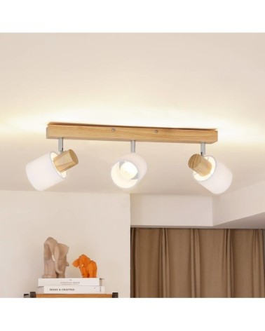 Spot en bois marron