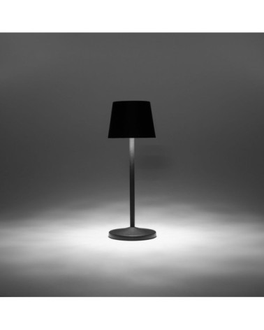 Lampe de Table LED Portable Int./Ext. Noire