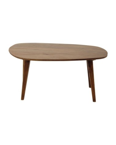 Table basse vintage en bois de manguier L108