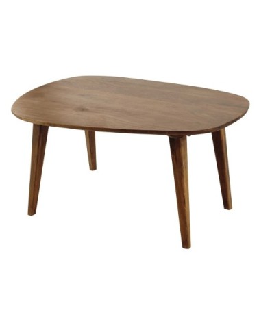 Table basse vintage en bois de manguier L108