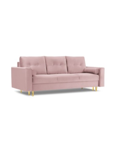 Canapé 3 places en velours lavande