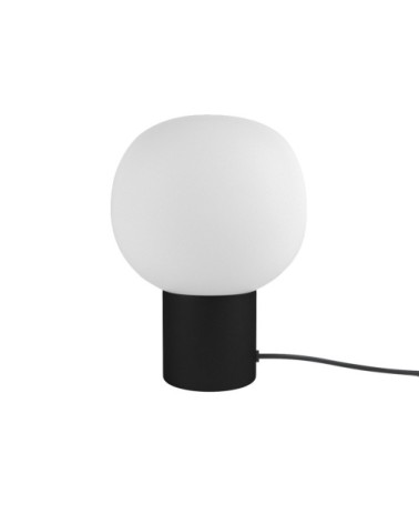 Lampe à poser vintage en métal noir