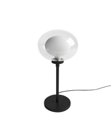 Lampe à poser en métal noir