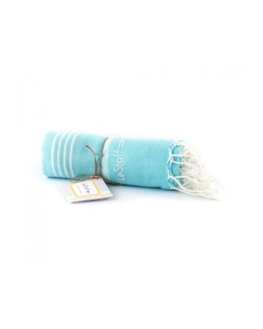 Fouta en coton peigné Aqua Marina 50 x 100 cm