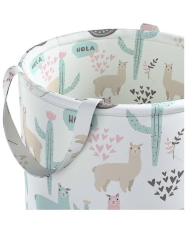 Panier à jouets rond en coton magic
