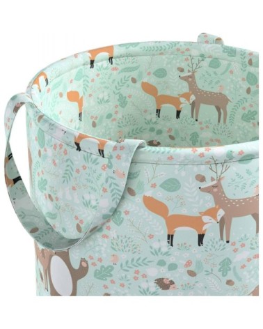 Panier à jouets rond en coton magic