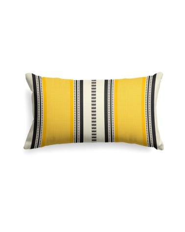 Housse de coussin Jaune 25x45 cm