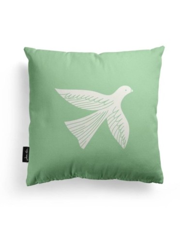 Housse de coussin coton Vert 40x40 cm