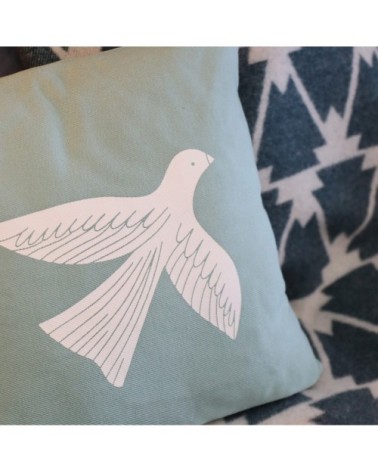 Housse de coussin coton Vert 40x40 cm