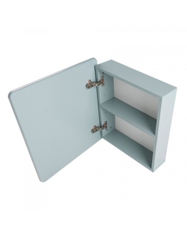 Miroir placard salle de bain 58x80cm en bois vert