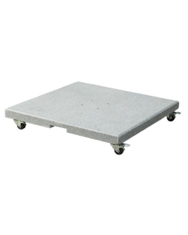 Pied de parasol en granite 120 kg gris clair