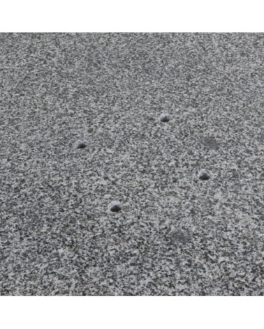 Pied de parasol en granite 120 kg gris clair