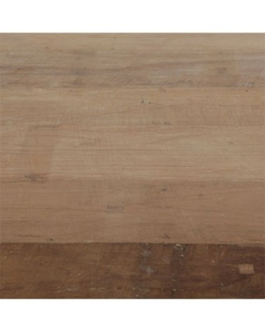 Table à manger rectangulaire 160x90cm en bois recyclé