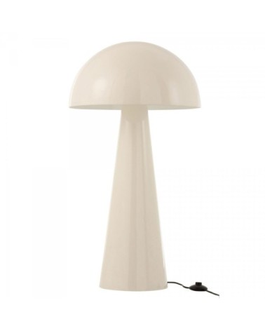 Lampadaire champignon en métal blanc