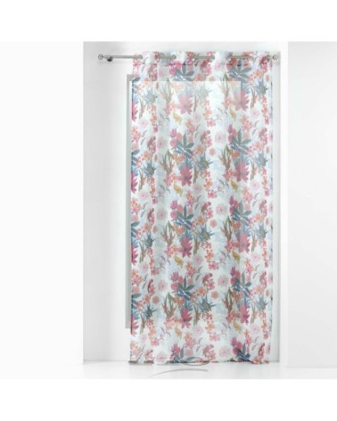 Voilage sablé polyester blanc 240x140cm