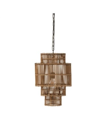 Suspension moderne en bambou naturel