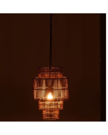 Suspension moderne en bambou naturel