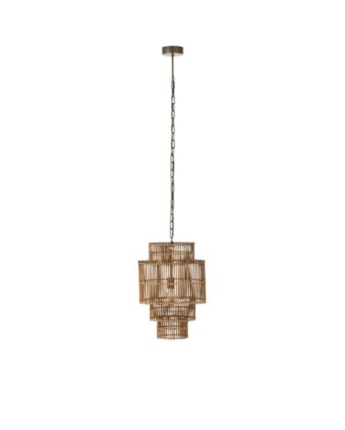 Suspension moderne en bambou naturel