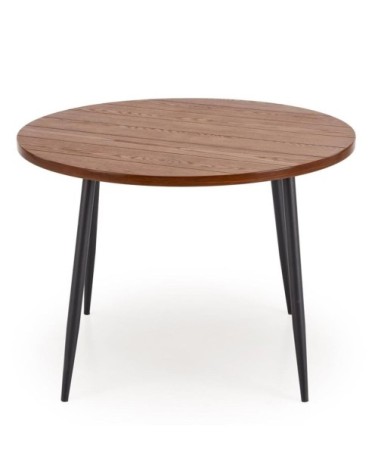 Table de salle à manger ronde noyer 105cm