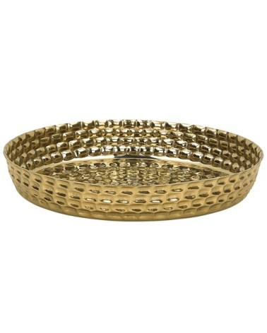 Plateau décoratif doré