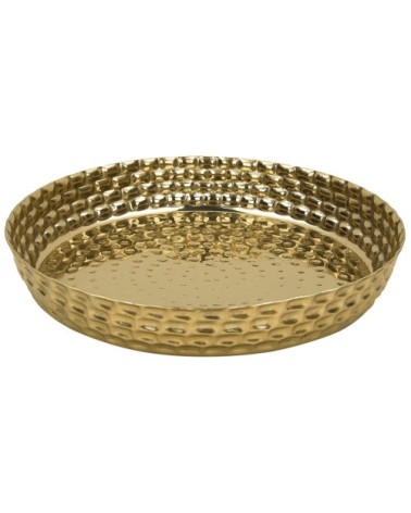 Plateau décoratif doré