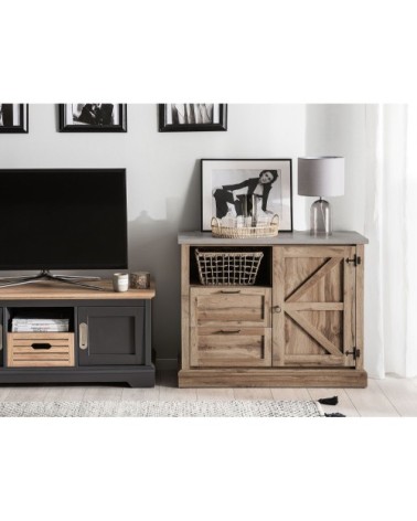 Commode effet bois clair