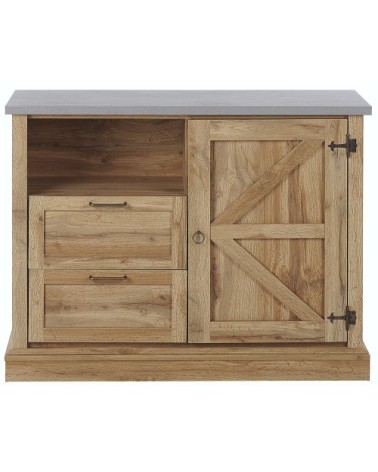 Commode effet bois clair