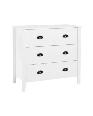 Commode blanche avec tiroirs