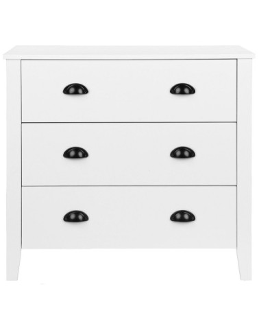 Commode blanche avec tiroirs