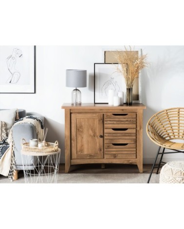Commode effet bois clair
