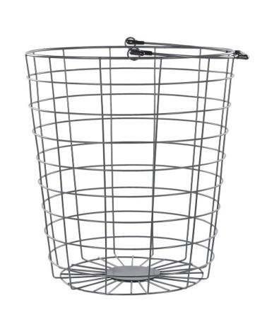 Étagère pour paniers métalliques à 3 étages gris