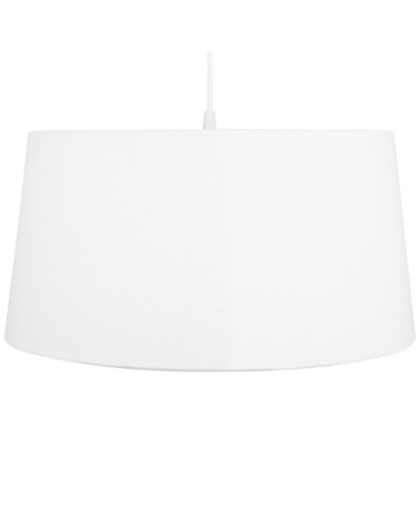 Lampe suspension blanche et cuivrée