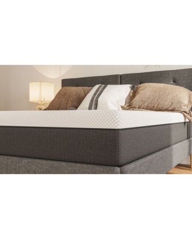 Matelas Hybride 200x200 - ressorts ensachés et mémoire de forme