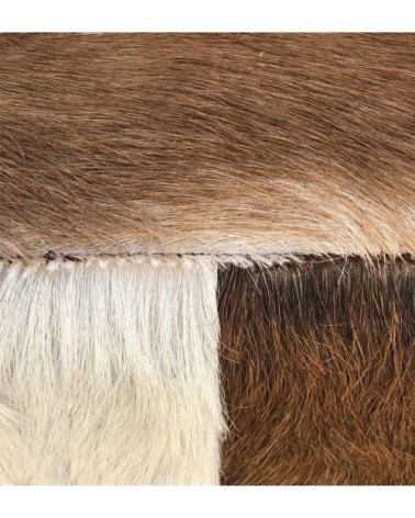 Tabouret en bois de teck beige