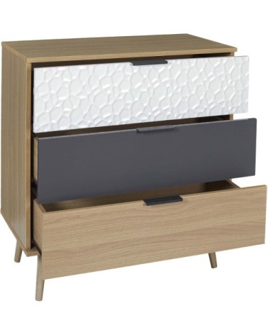 Commode en bois 3 titoirs