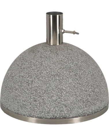 Pied de parasol granit 31,5kg gris clair