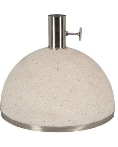 Pied de parasol granit 31,5kg blanc
